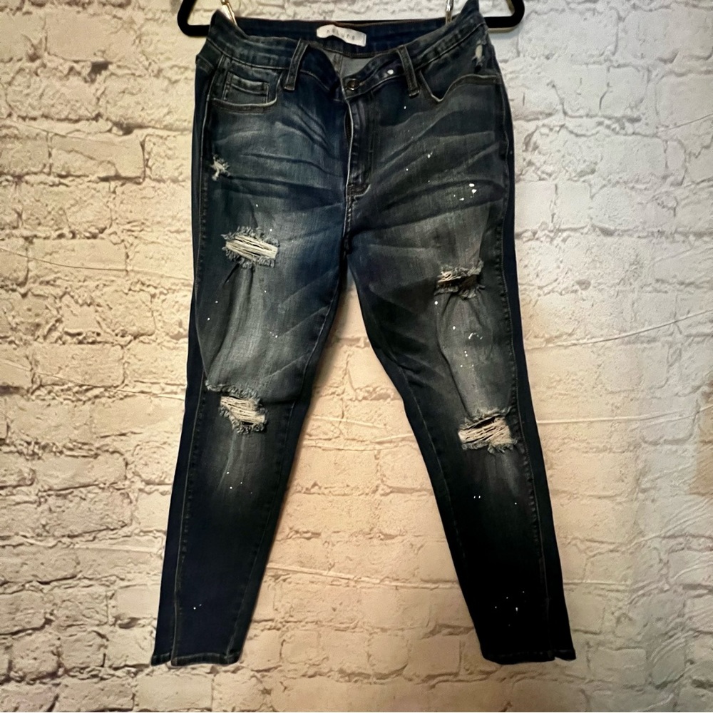 Paint splatter jeans